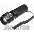 Latarka metalowa 3W LED + ZOOM / P3830 typ FL73086 